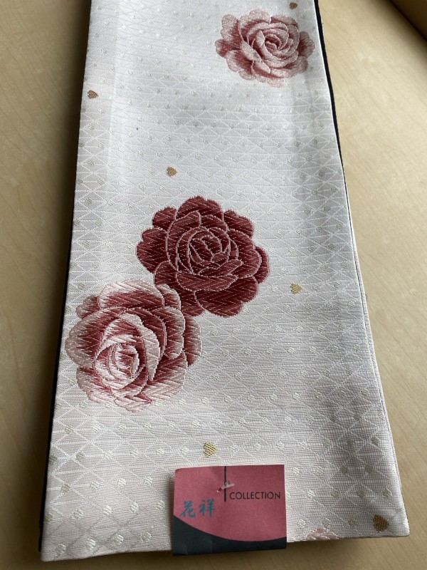 袋帯　【正絹】薔薇
